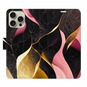 Flipové pouzdro iSaprio - Gold Pink Marble 02 - iPhone 16 Pro Max obraz