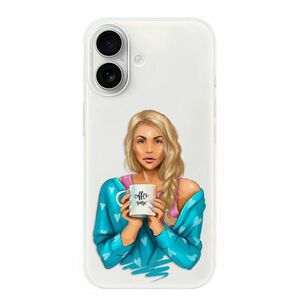 Odolné silikonové pouzdro iSaprio - Coffe Now - Blond - iPhone 16 obraz