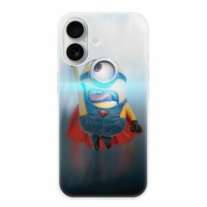 Odolné silikonové pouzdro iSaprio - Mimons Superman 02 - iPhone 16 obraz