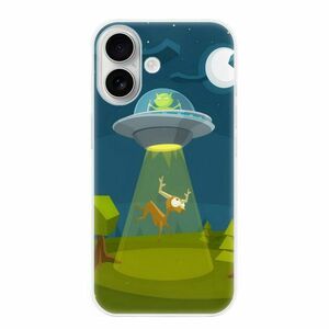 Odolné silikonové pouzdro iSaprio - Alien 01 - iPhone 16 obraz