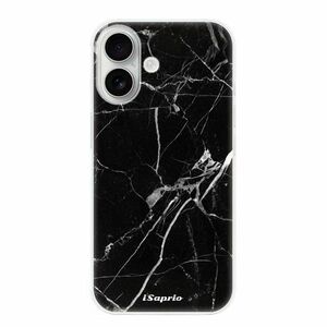 Odolné silikonové pouzdro iSaprio - Black Marble 18 - iPhone 16 obraz