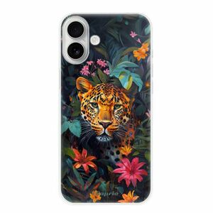 Odolné silikonové pouzdro iSaprio - Flower Jaguar - iPhone 16 Plus obraz