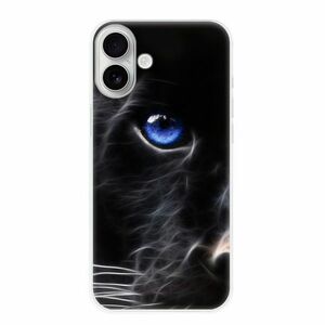 Odolné silikonové pouzdro iSaprio - Black Puma - iPhone 16 Plus obraz