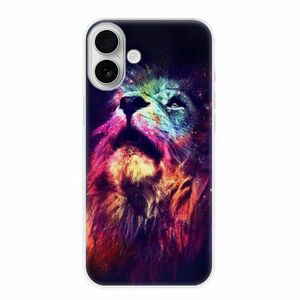 Odolné silikonové pouzdro iSaprio - Lion in Colors - iPhone 16 Plus obraz