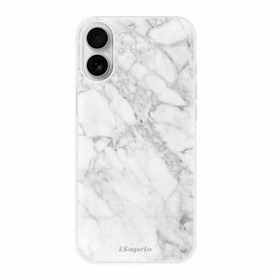 Odolné silikonové pouzdro iSaprio - SilverMarble 14 - iPhone 16 Plus obraz