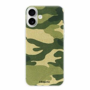 Odolné silikonové pouzdro iSaprio - Green Camuflage 01 - iPhone 16 Plus obraz