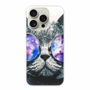 Odolné silikonové pouzdro iSaprio - Galaxy Cat - iPhone 16 Pro obraz