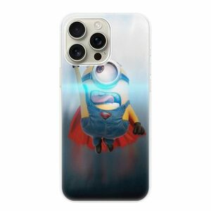 Odolné silikonové pouzdro iSaprio - Mimons Superman 02 - iPhone 16 Pro Max obraz