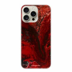 Odolné silikonové pouzdro iSaprio - RedMarble 17 - iPhone 16 Pro Max obraz