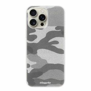 Odolné silikonové pouzdro iSaprio - Gray Camuflage 02 - iPhone 16 Pro Max obraz