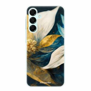 Odolné silikonové pouzdro iSaprio - Gold Petals - Samsung Galaxy A16 5G obraz