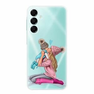 Odolné silikonové pouzdro iSaprio - Kissing Mom - Blond and Boy - Samsung Galaxy A16 5G obraz