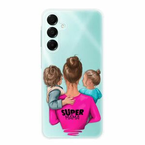 Odolné silikonové pouzdro iSaprio - Super Mama - Boy and Girl - Samsung Galaxy A16 5G obraz