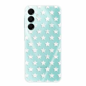 Odolné silikonové pouzdro iSaprio - Stars Pattern - white - Samsung Galaxy A16 5G obraz