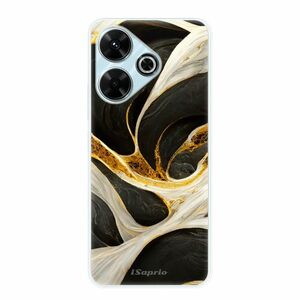 Odolné silikonové pouzdro iSaprio - Black and Gold - Xiaomi Redmi 13 obraz