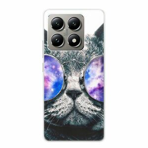 Odolné silikonové pouzdro iSaprio - Galaxy Cat - Xiaomi 14T obraz