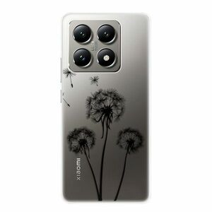 Odolné silikonové pouzdro iSaprio - Three Dandelions - black - Xiaomi 14T Pro obraz