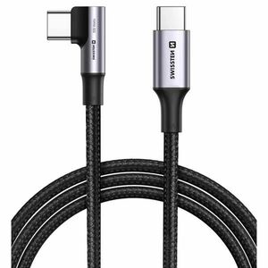 Swissten datový kabel pro notebooky USB-C/USB-C 5A (100W) 2 m, černý obraz