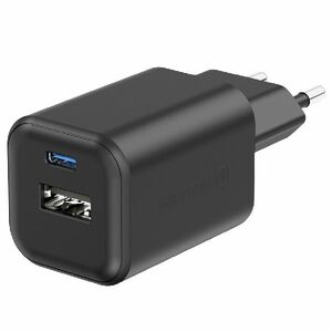 SWWISTEN síťový adaptér GaN 1x USB-C 45 W PD + 1x USB-A 18 W QC, černý obraz
