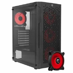 White Shark BULLET BLACK PC skříňka se čtyřmi ventilátory DASH, černá obraz