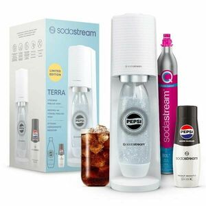 SodaStream Terra bílá + PEPSI pack obraz