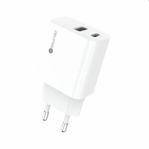 Sturdo Síťová nabíječka 3A, PD, 20W + USB QC, bílá obraz