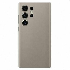 Pouzdro Leather Cover pro Samsung S24 Ultra, taupe obraz