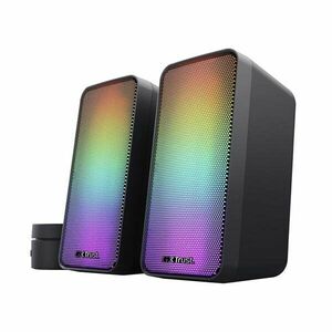 TRUST GXT 611 Wezz Illuminated Speaker Set, RGB, black obraz