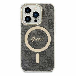 Guess IML 4G MagSafe Zadní Kryt pro iPhone 15 Pro, black obraz