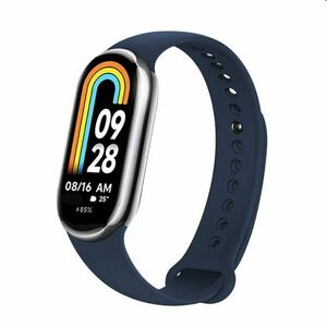 FIXED Silikonový řemínek pro Xiaomi Mi Band 8, modrý obraz