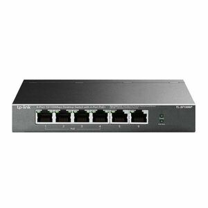 TP-Link TL-SF1006P, 6-Port 10/100 Mbps Desktop Switch with 4-Port PoE, 4x 10/100 Mbps PoE Ports, 2x 10/100 Mbps Non-Po obraz