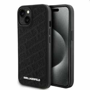 Pouzdro Karl Lagerfeld PU Quilted Pattern pro Apple iPhone 15, černé obraz