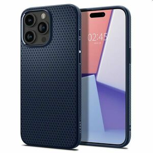 Pouzdro Spigen Liquid Air pro Apple iPhone 15 Pro, navy blue obraz