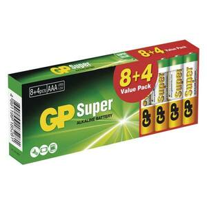 GP alkalická baterie SUPER AAA (LR03) 8+4DB obraz