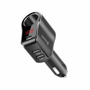 Swissten Autoadaptér s výstupem 1x CL, 1x UCB-C PD a 2x USB-A, 108W - 216W, černý obraz