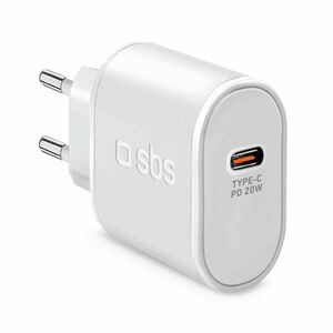 SBS Cestovní adaptér 1xUSB-C, PD 20 W, bílá obraz