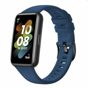 FIXED Silikonový řemínek pro Huawei Band 7, modrý obraz