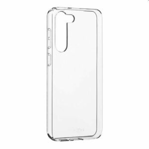 FIXED TPU Gelové pouzdro Slim AntiUV pro Samsung Galaxy S23, transparentní obraz