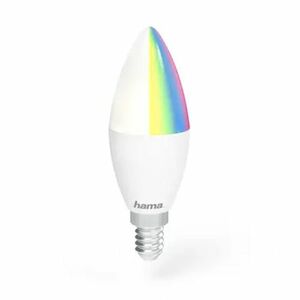 Hama SMART WiFi LED žárovka, E14, 5, 5 W, RGBW, stmívatelná obraz