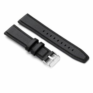 Niceboy Watch band 22mm leather black obraz