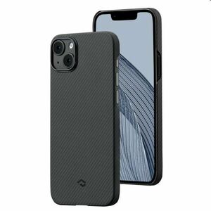 Pouzdro Pitaka MagEZ 3 600D pro Apple iPhone 14 Plus, černé/šedé obraz