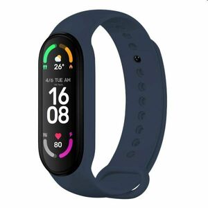 FIXED Silikonový řemínek pro Xiaomi Band 7/ Mi Band 6/ Mi Band 5, modrý obraz