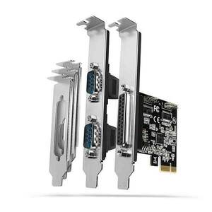 AXAGON PCEA-PSN PCI-Express Adapter chip ASIX AX99100 1x Parallel + 2x Serial + LP obraz