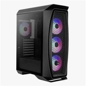 Aerocool MLG Aero One Frost BG, skříňka ATX, RGB LED ventilátor, černá, bez zdroje obraz