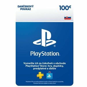 PlayStation Store - dárkový poukaz 100 € obraz