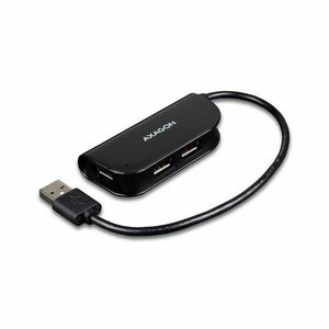 AXAGON HUE-X4 4x USB 2.0 Ready hub, Black obraz