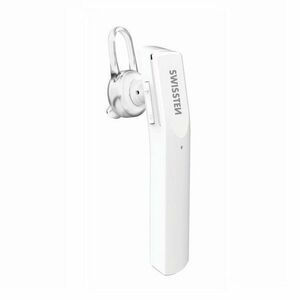 Bluetooth mono headset Swissten UltraLight UL-9, bílý obraz