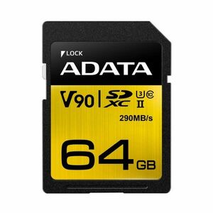 A-Data Premier ONE SDXC UHS-II U364GB | Class 10, rychlost 290/260MB/s (ASDX64GUII3CL10-C) obraz