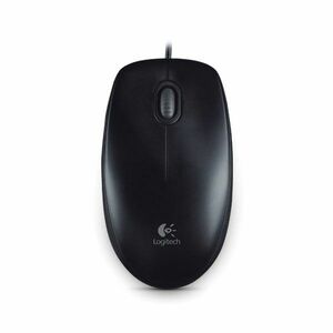 Kancelářská myš Logitech Optical USB Mouse B100, black obraz