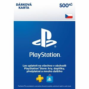 PlayStation Store - dárková karta 500 Kč obraz